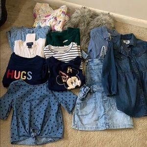 Various toddler tops and dresses